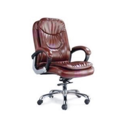 M105 Brown Leatherette Chair